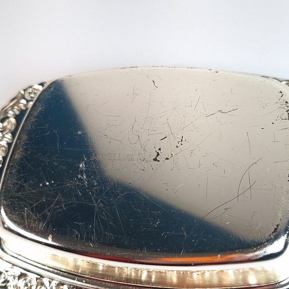 Vintage Mayell EP Steel Silver Plate Butter Dish Made In England - Picture 9 of 12